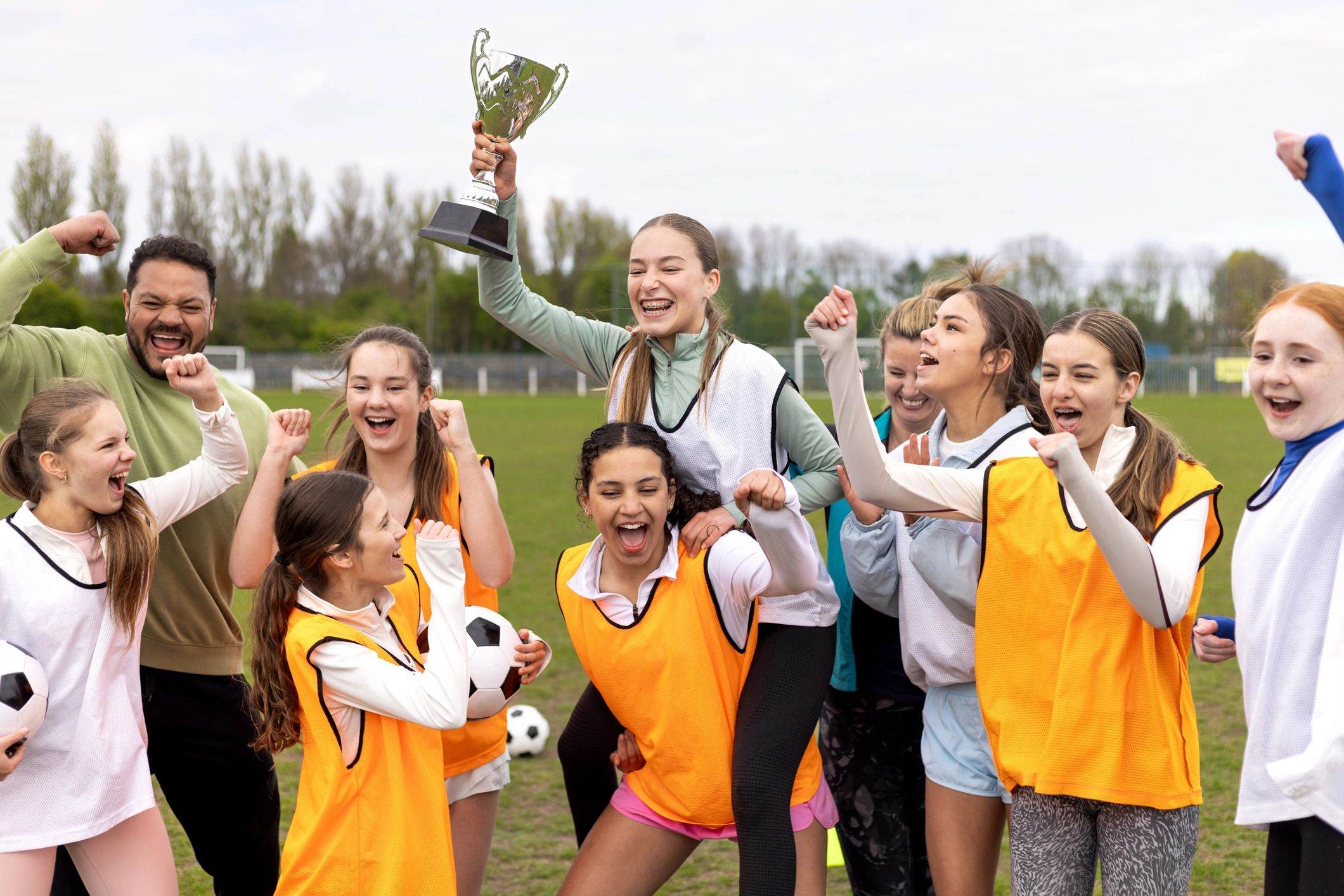 diverse youth team